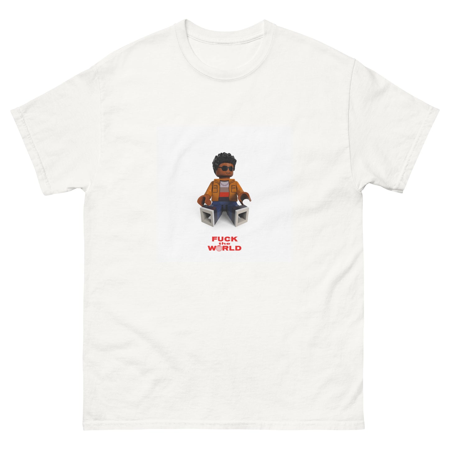"Brent Faiyaz - Fuck The World" Lego Parody Tshirt
