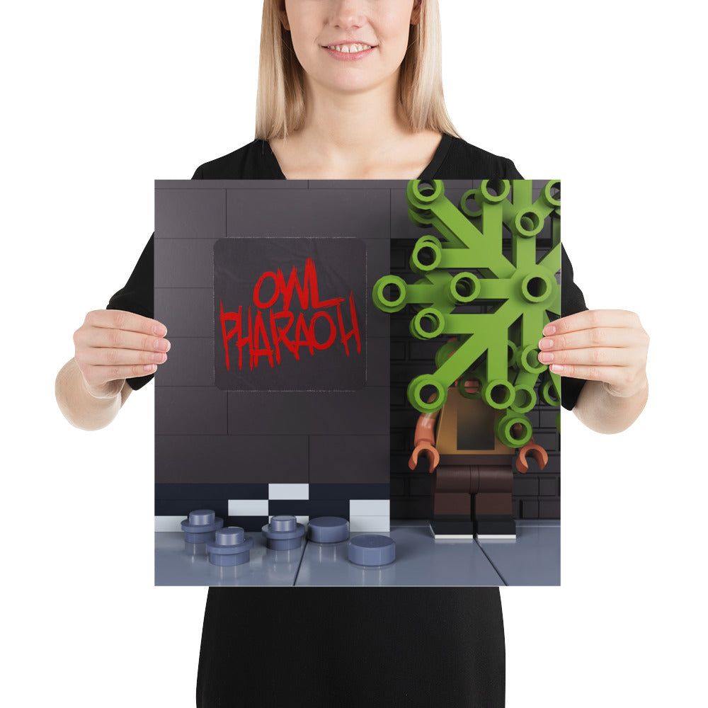 "Travis Scott - Owl Pharaoh" Lego Parody Poster