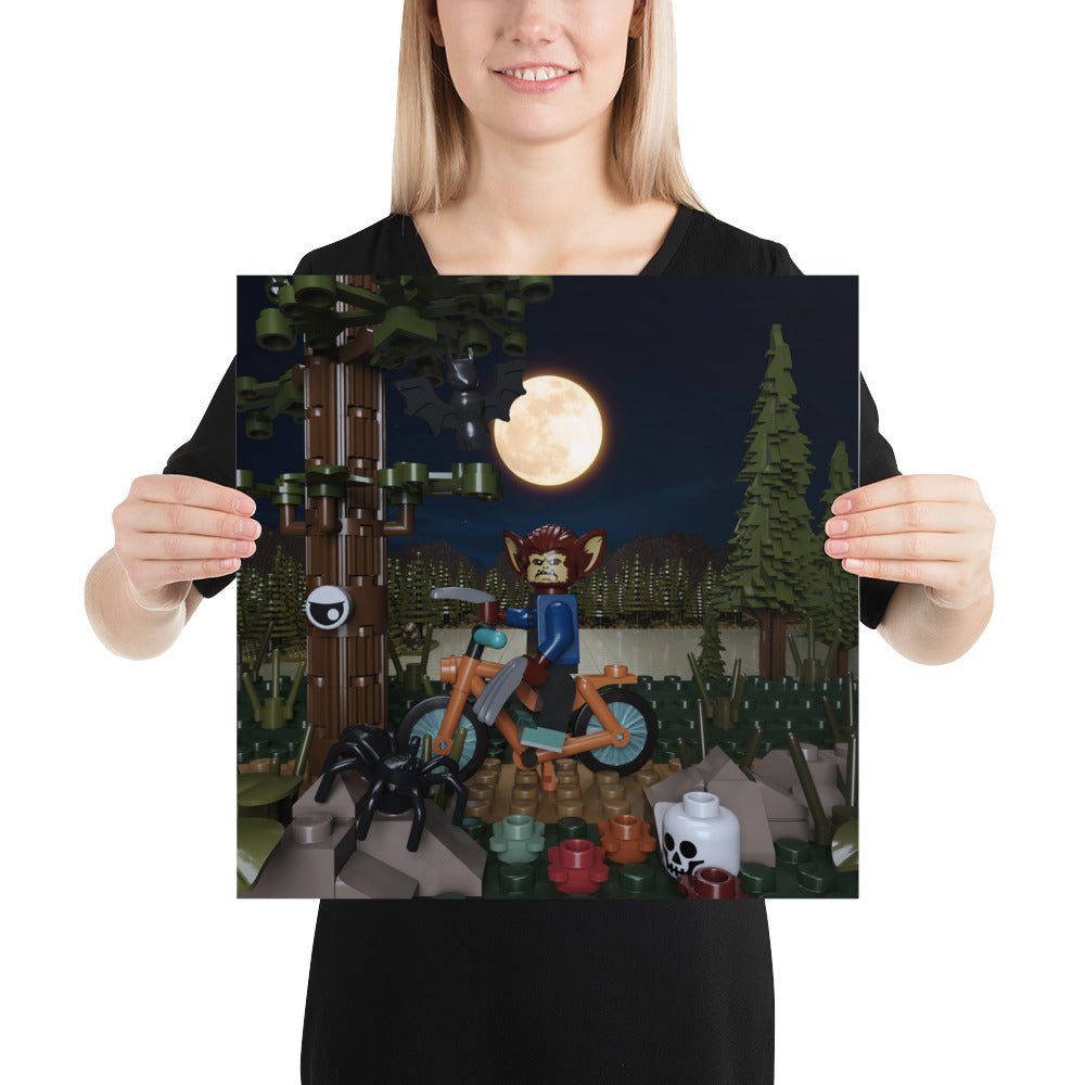 "Were-Wolf" Legoween Poster