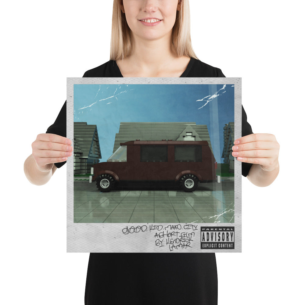 "Kendrick Lamar - good kid, m.A.A.d city" Lego Parody Poster