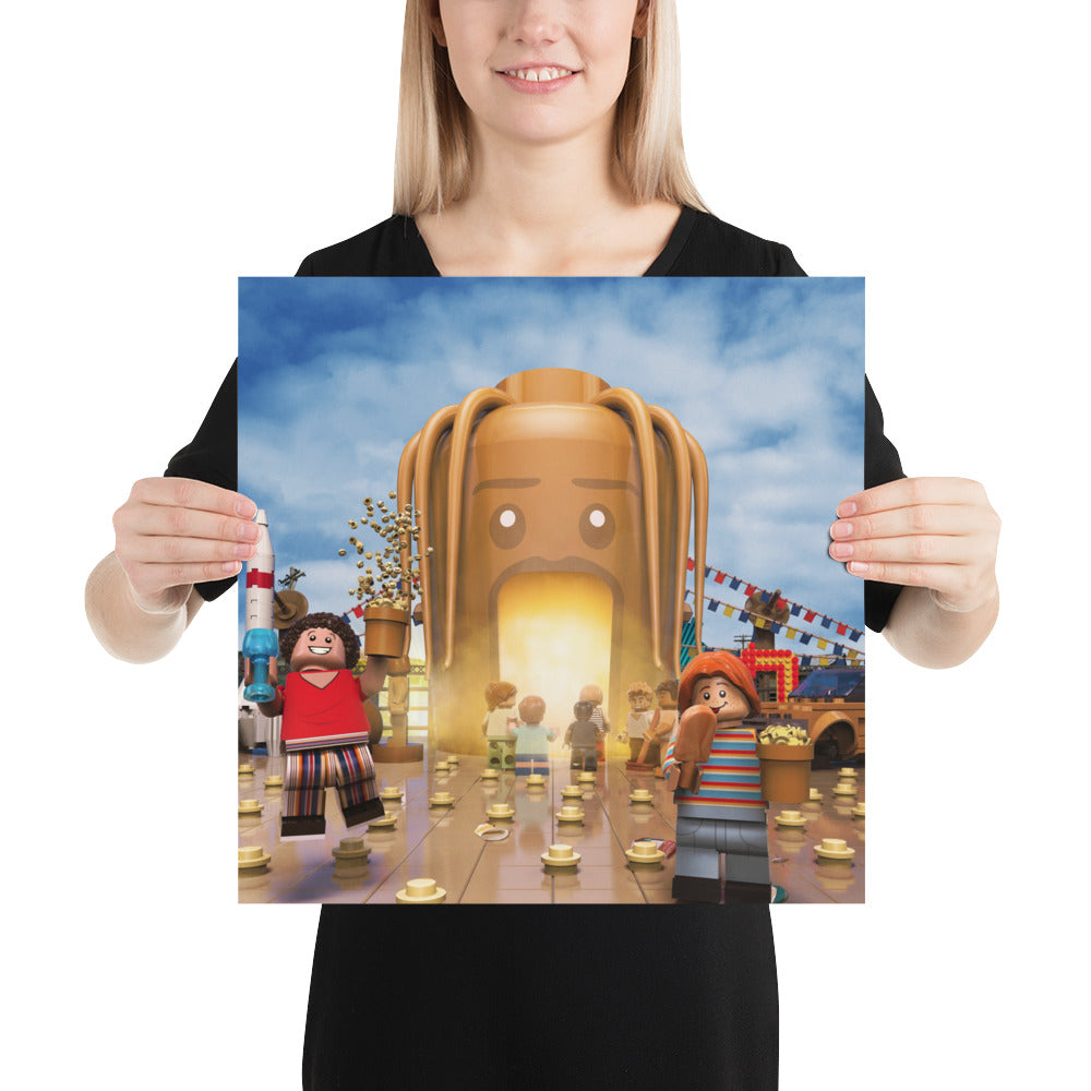"Travis Scott - Astroworld" Lego Parody Poster