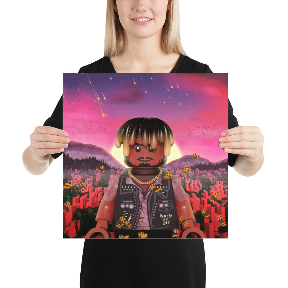 "Juice WRLD - Legends Never Die" Lego Parody Poster
