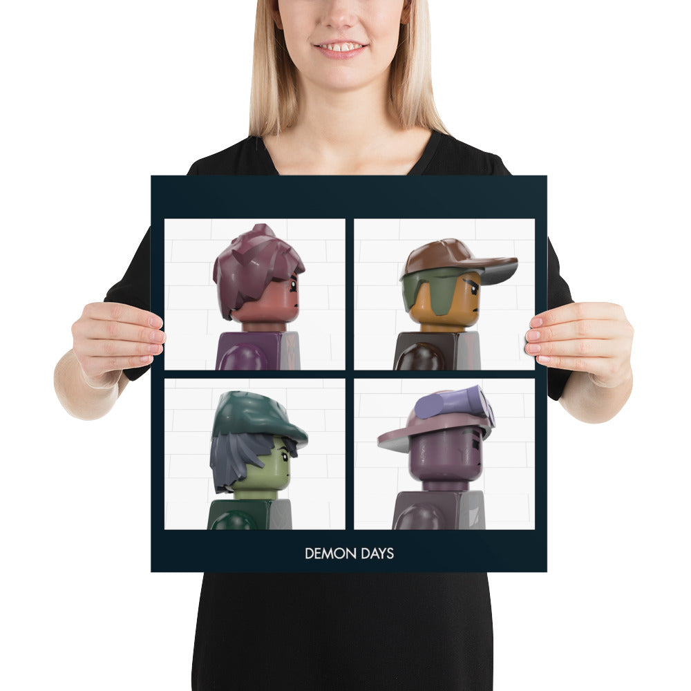 "Gorillaz - Demon Days" Lego Parody Poster