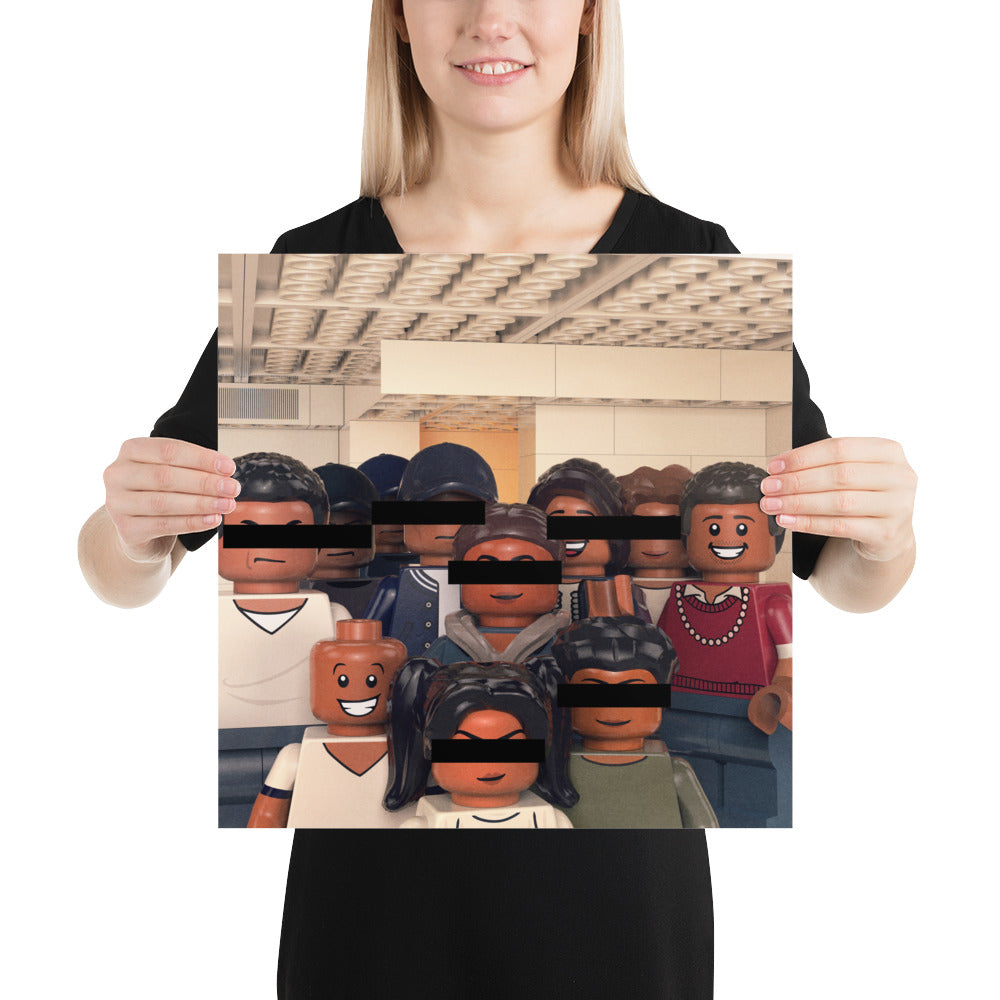 "Baby Keem & Kendrick Lamar - family ties" Lego Parody Poster