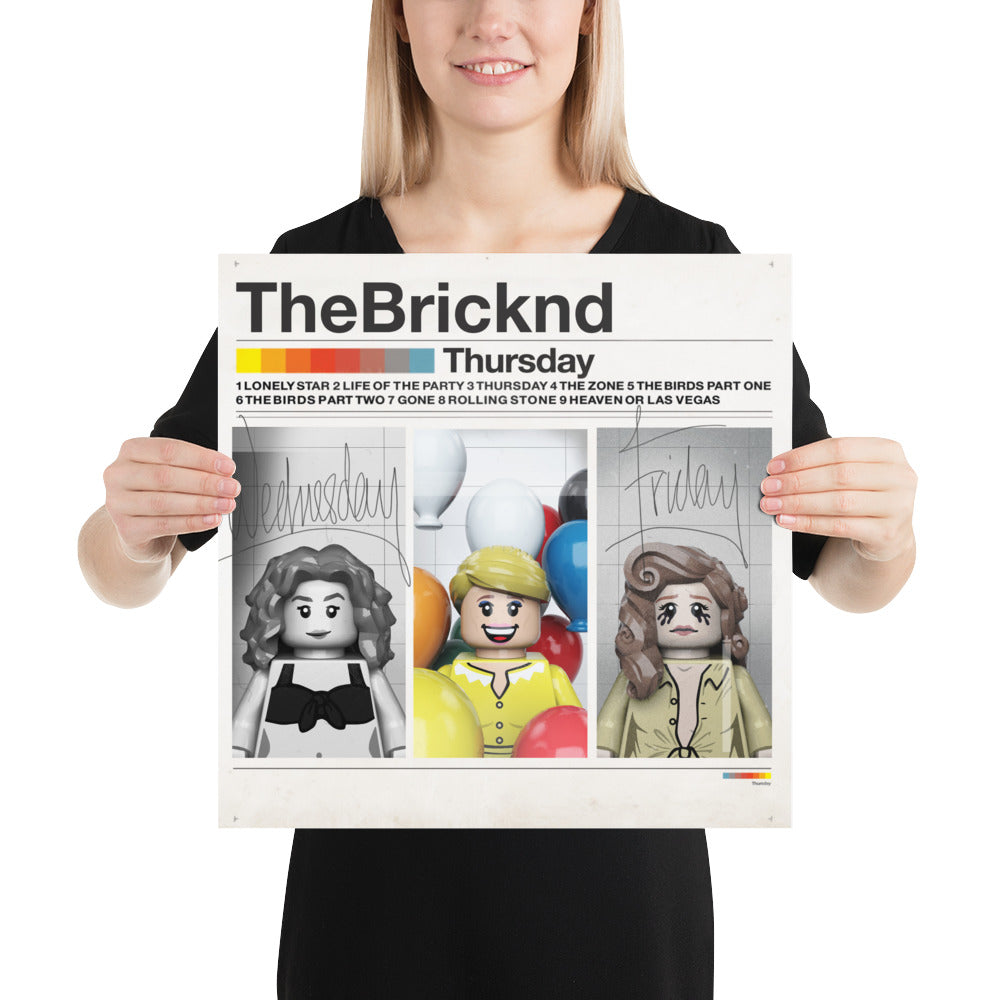 "The Weeknd - Thursday" Lego Parody Poster