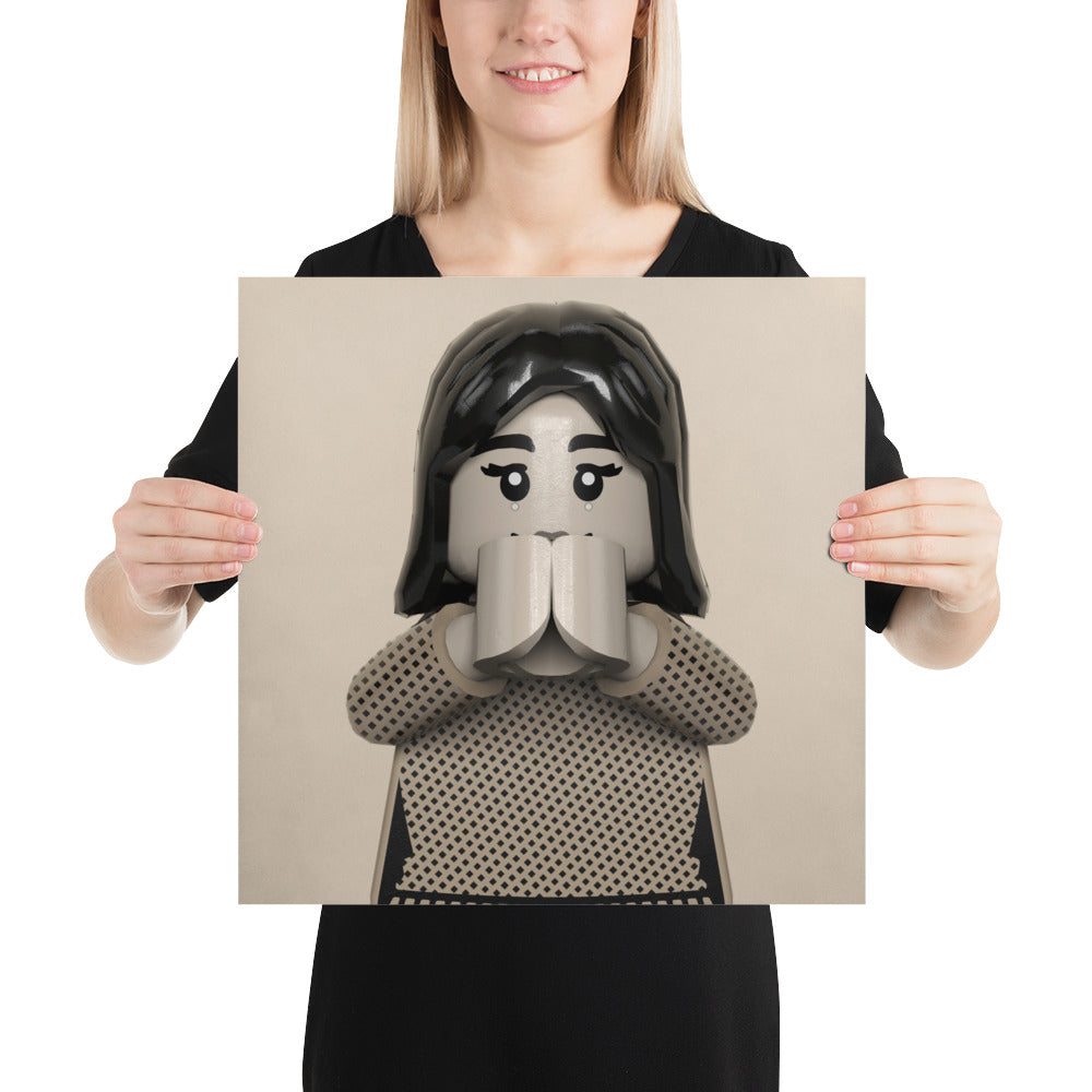 "Björk - Debut" Lego Parody Poster