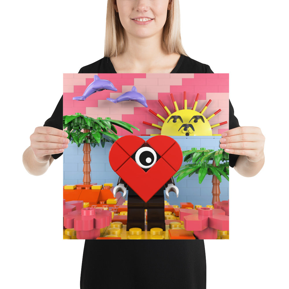"Bad Bunny - Un Verano Sin Ti" Lego Parody Poster