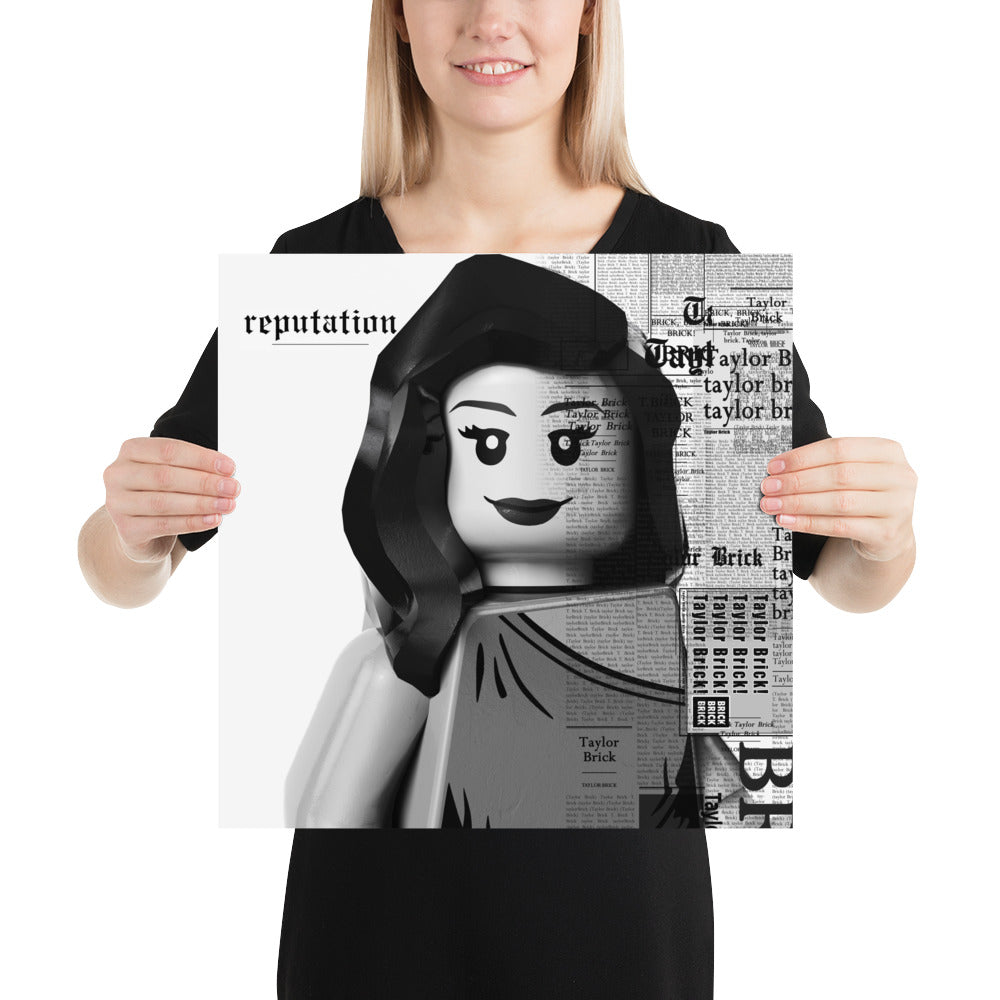 "Taylor Swift - Reputation" Lego Parody Poster