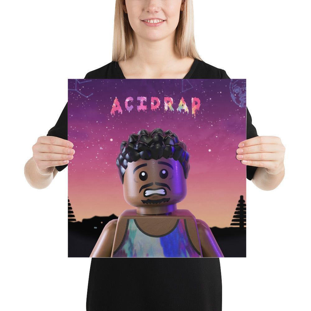 "Chance The Rapper - Acid Rap" Lego Parody Poster