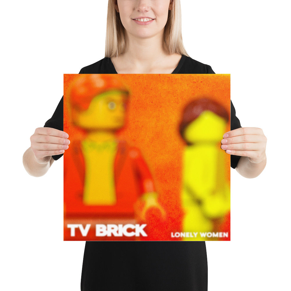 "TV Girl - Lonely Women" Lego Parody Poster