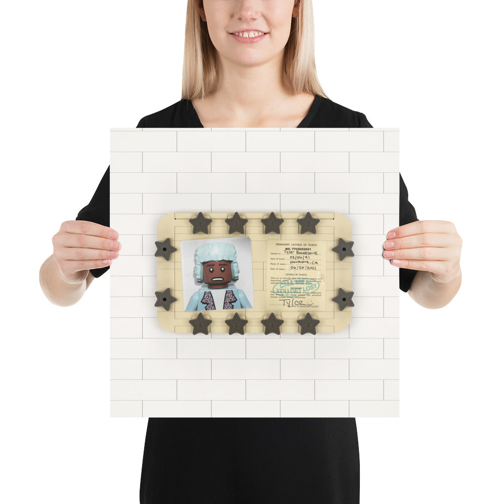 "Tyler, The Creator - Call Me If You Get Lost" Lego Parody Poster