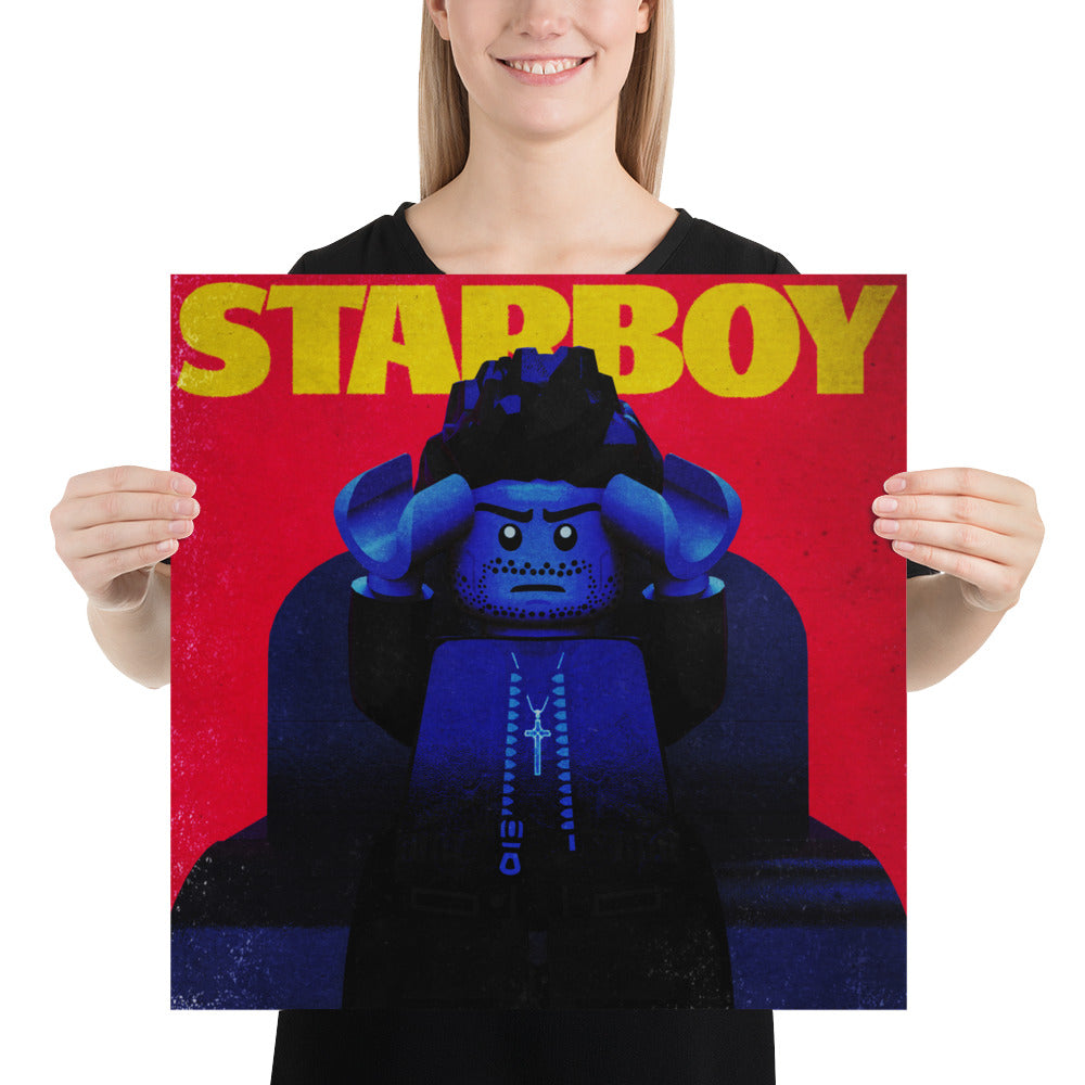 The Weeknd - Starboy Lego Parody Poster – LoveSickStudio