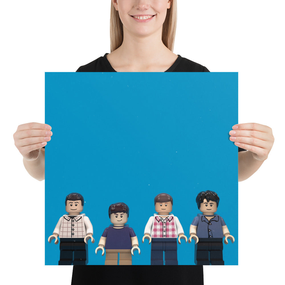Weezer - Weezer (Blue Album) Lego Parody Poster – LoveSickStudio