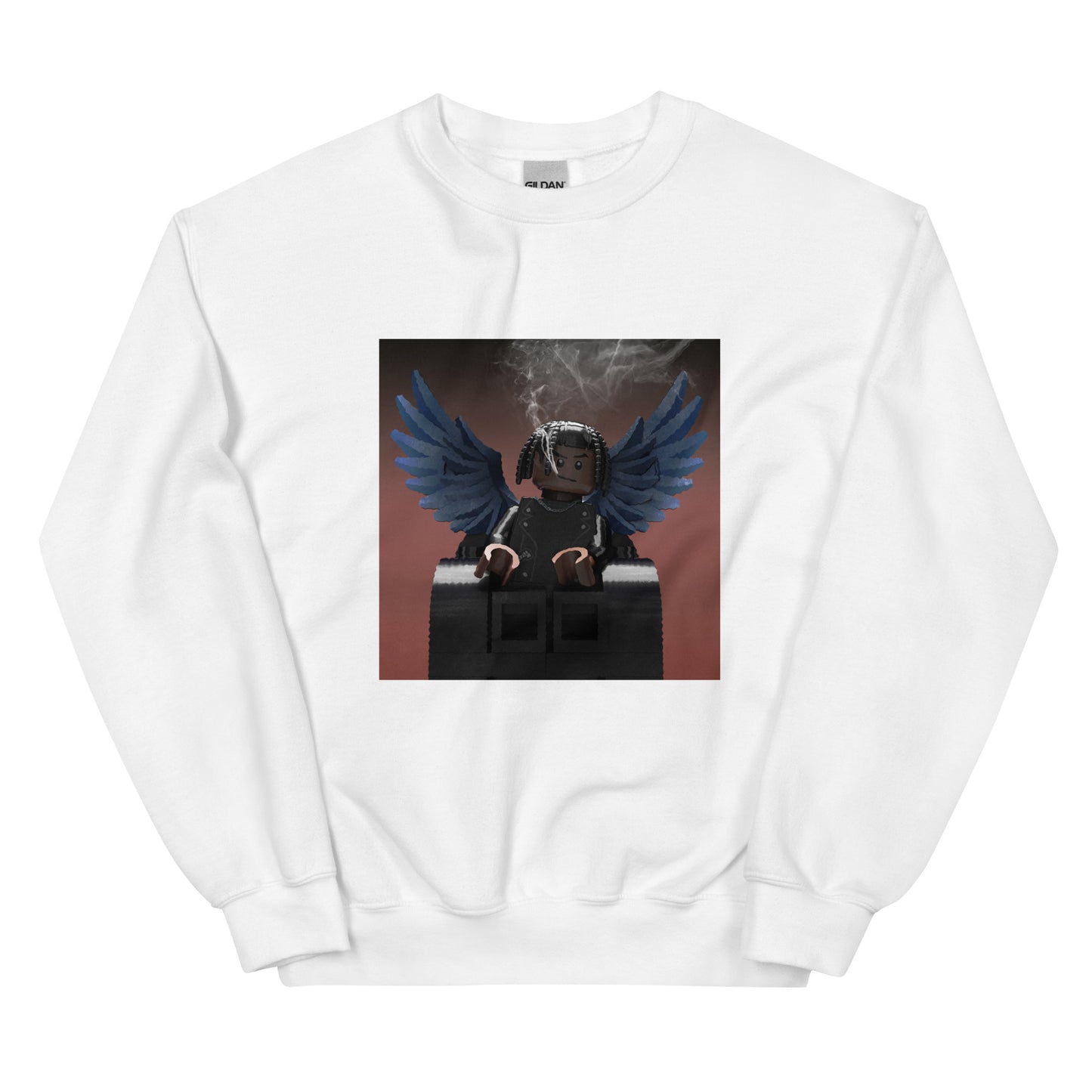 "Travis Scott - Birds in the Trap Sing McKnight" Lego Parody Sweatshirt