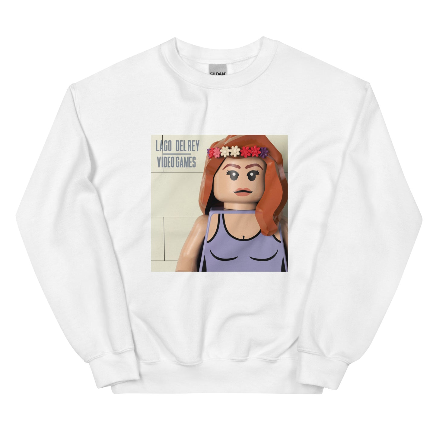 "Lana Del Rey - Video Games" Lego Parody Sweatshirt