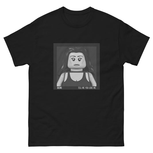 "Demi Lovato - Tell Me You Love Me" Lego Parody Tshirt