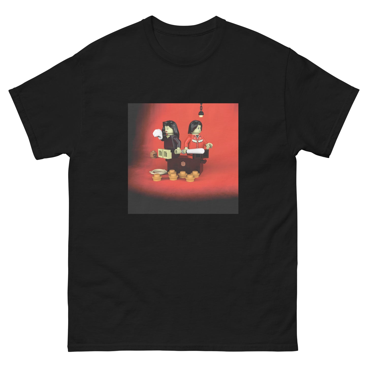 "The White Stripes - Elephant" Lego Parody Tshirt