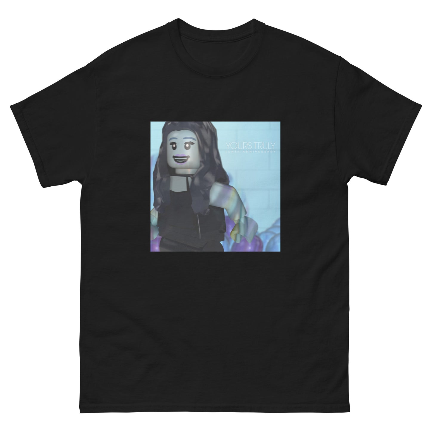 "Ariana Grande - Yours Truly (Tenth Anniversary Edition)" Lego Parody Tshirt