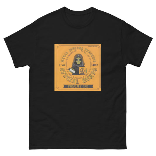 "MF DOOM - Metal Fingers Presents: Special Herbs, Vol. 1 & 2" Lego Parody Tshirt