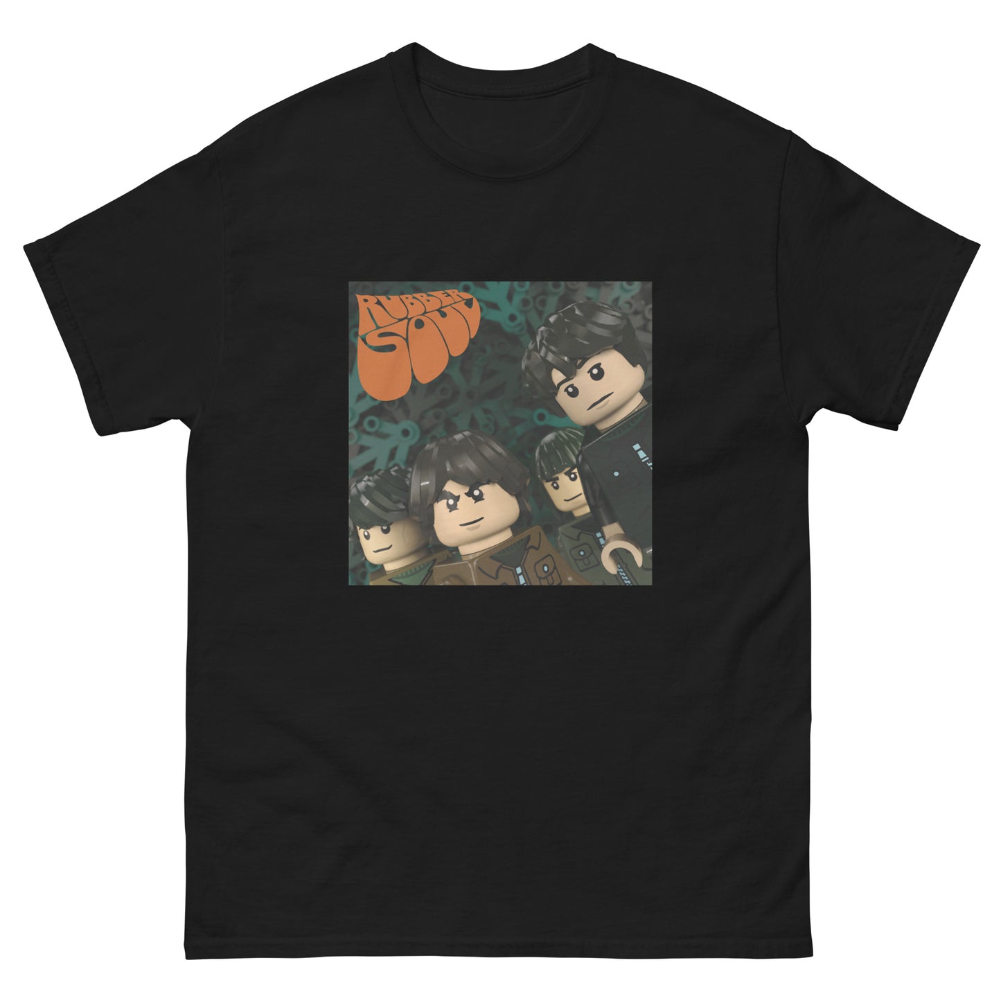 "The Beatles - Rubber Soul" Lego Parody Tshirt