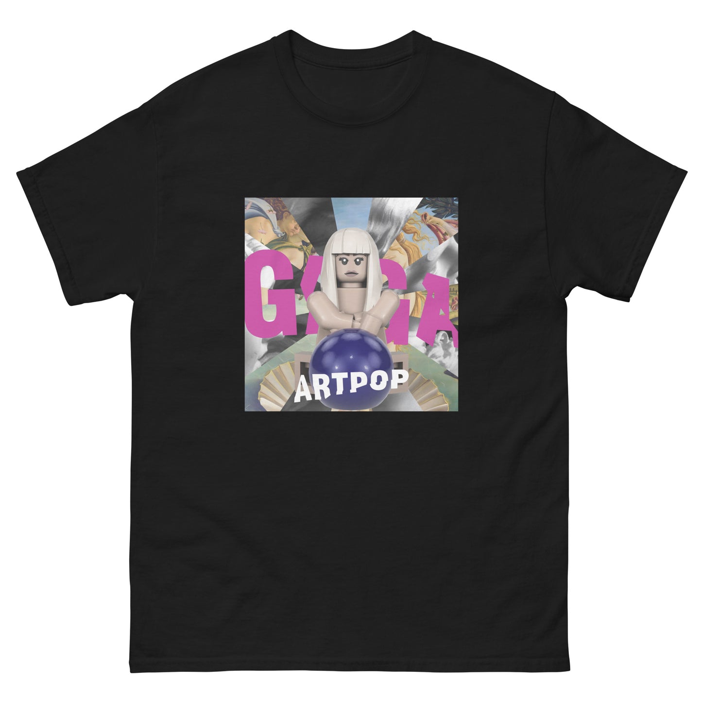 "Lady Gaga - ARTPOP" Lego Parody Tshirt