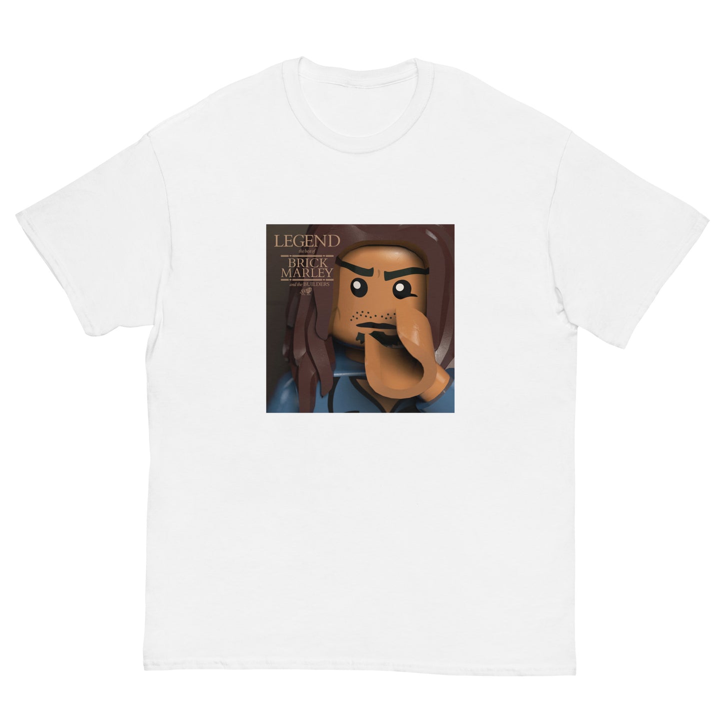 "Bob Marley & The Wailers - Legend" Lego Parody Tshirt