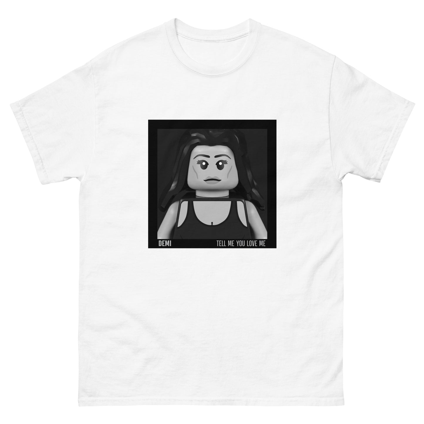 "Demi Lovato - Tell Me You Love Me" Lego Parody Tshirt