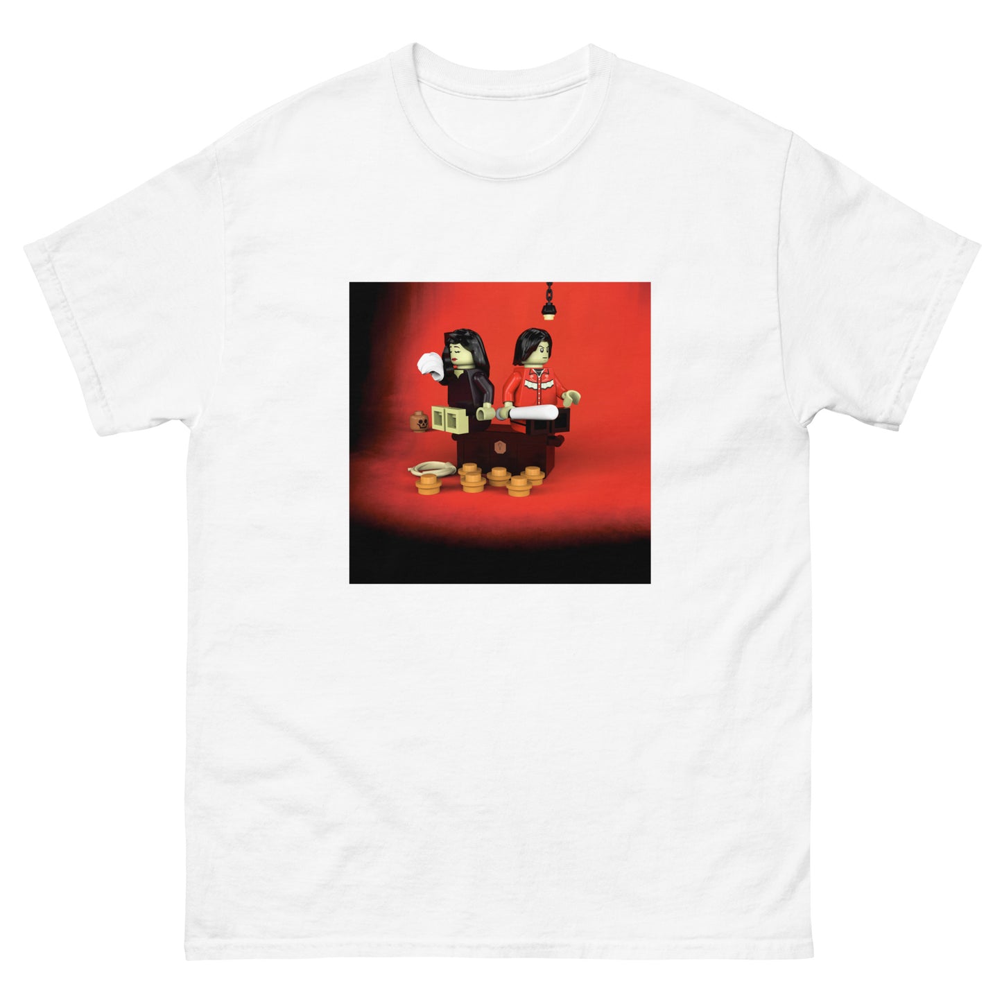 "The White Stripes - Elephant" Lego Parody Tshirt