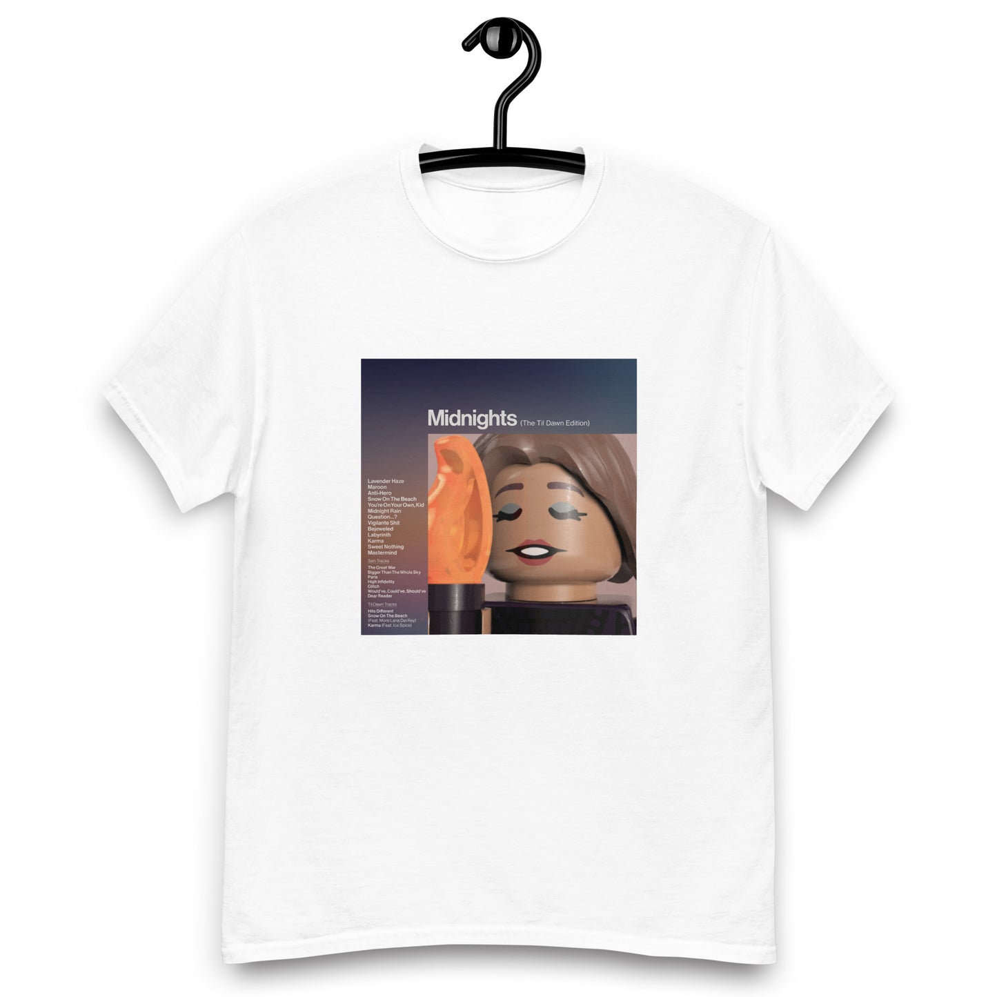 "Taylor Swift - Midnights (The Til Dawn Edition)" Lego Parody Tshirt