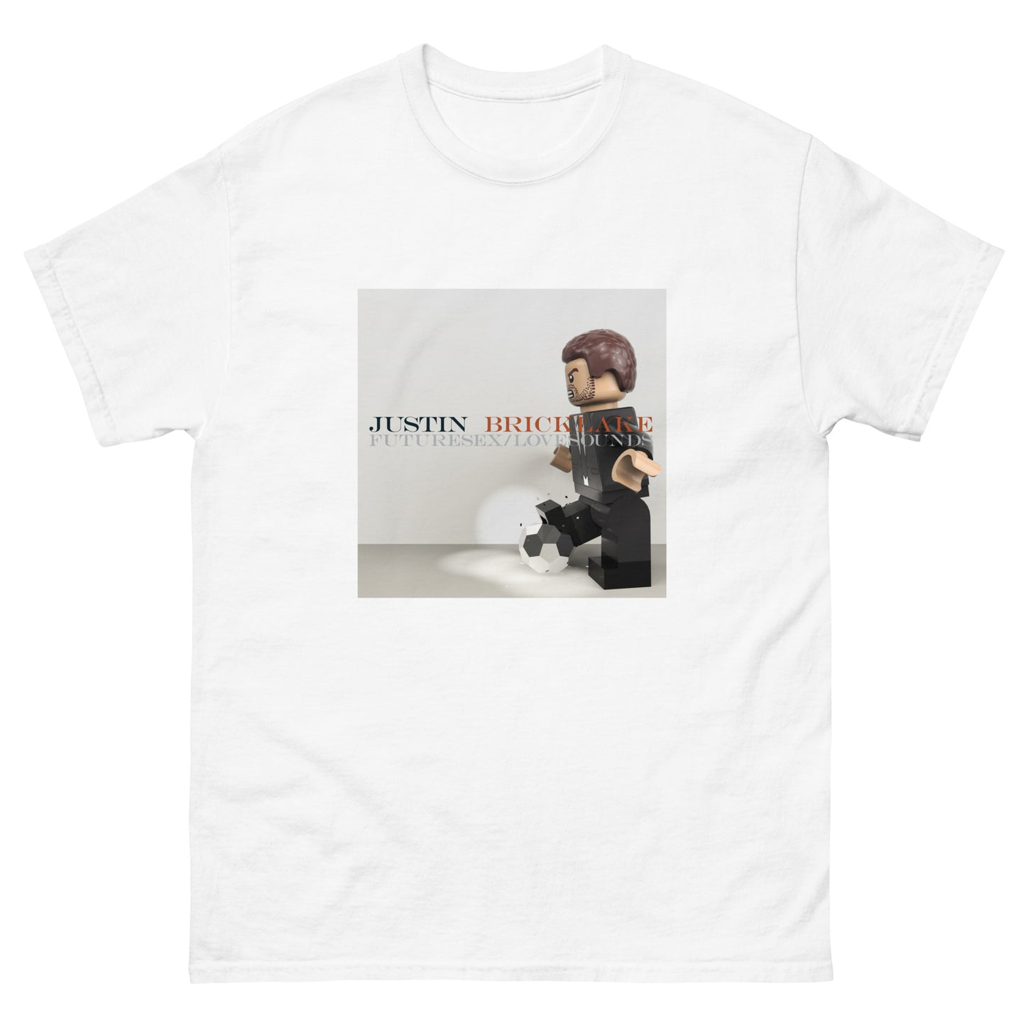 "Justin Timberlake - FutureSex/LoveSounds" Lego Parody Tshirt