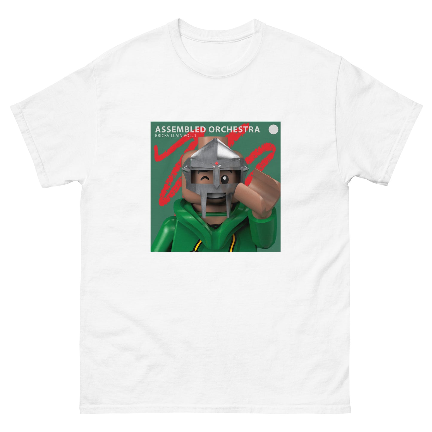 "Abstract Orchestra - Madvillain, Vol. 1" Lego Parody Tshirt