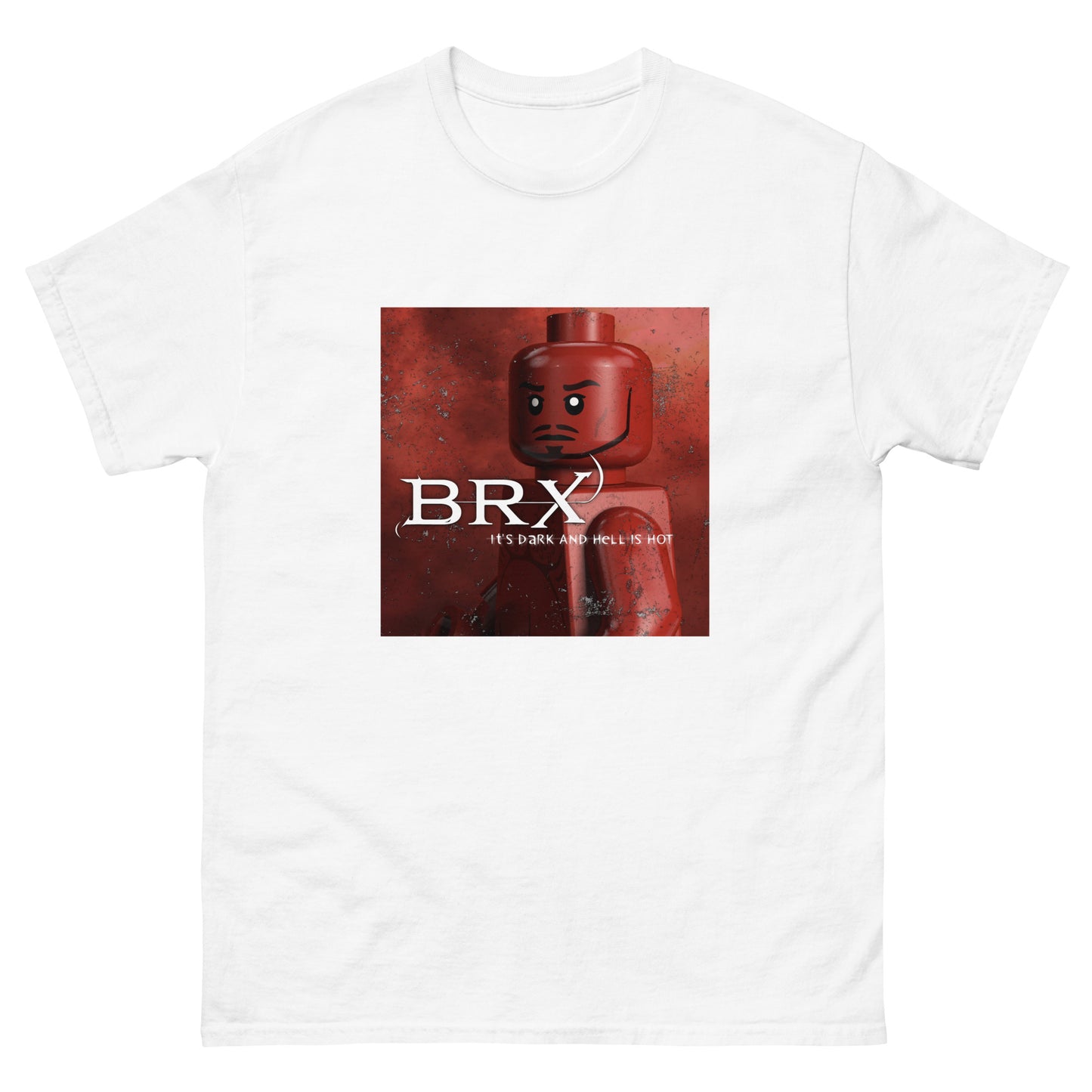 "DMX - It's Dark and Hell Is Hot" Lego Parody Tshirt