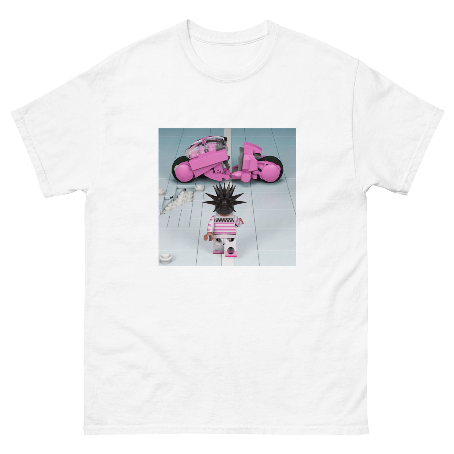 "Lil Uzi Vert - Pink Tape vs. Akira" Lego Parody Tshirt