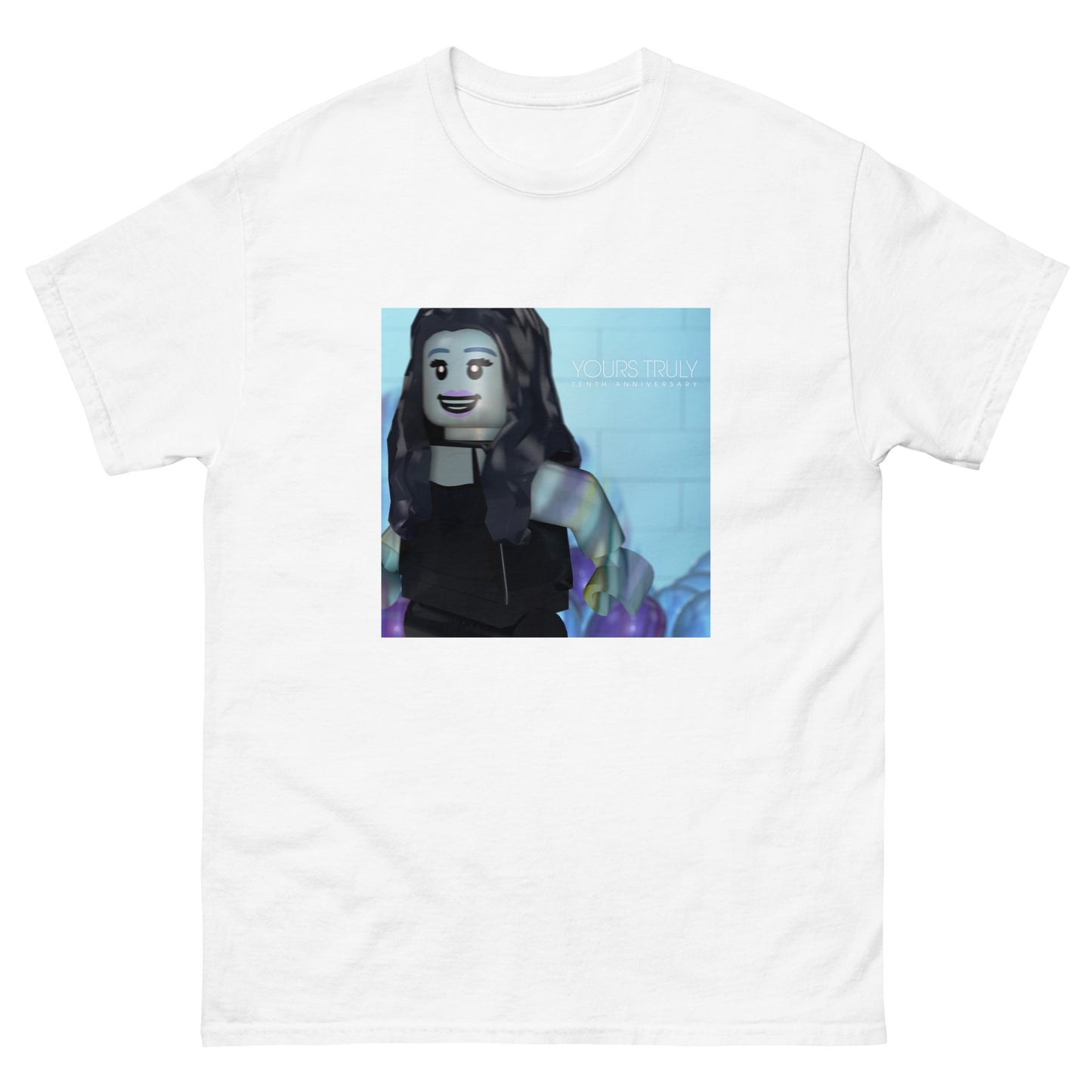 "Ariana Grande - Yours Truly (Tenth Anniversary Edition)" Lego Parody Tshirt