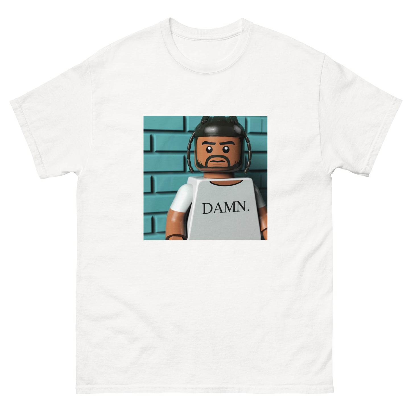 "Kendrick Lamar - DAMN. (Cover Shoot Outtake)" Lego Parody Tshirt