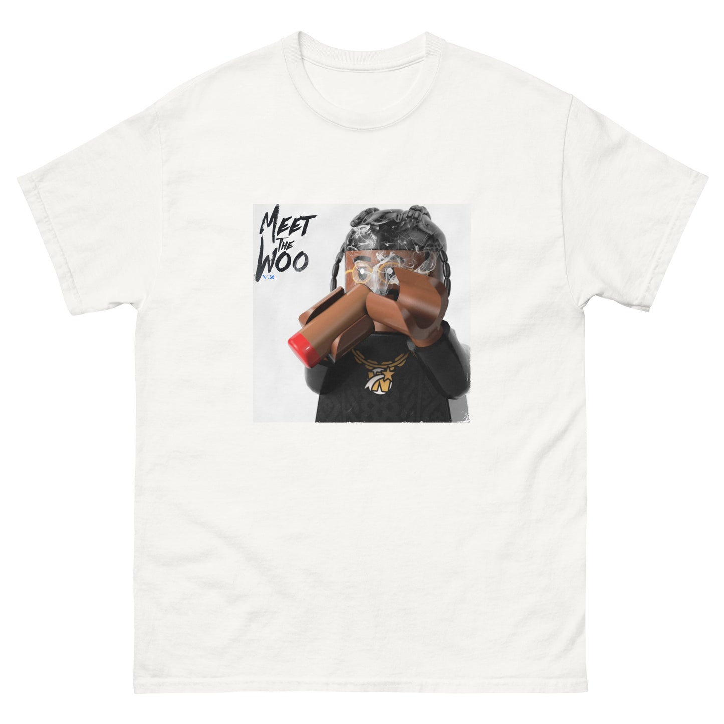 "Pop Smoke - Meet The Woo 2" Lego Parody Tshirt