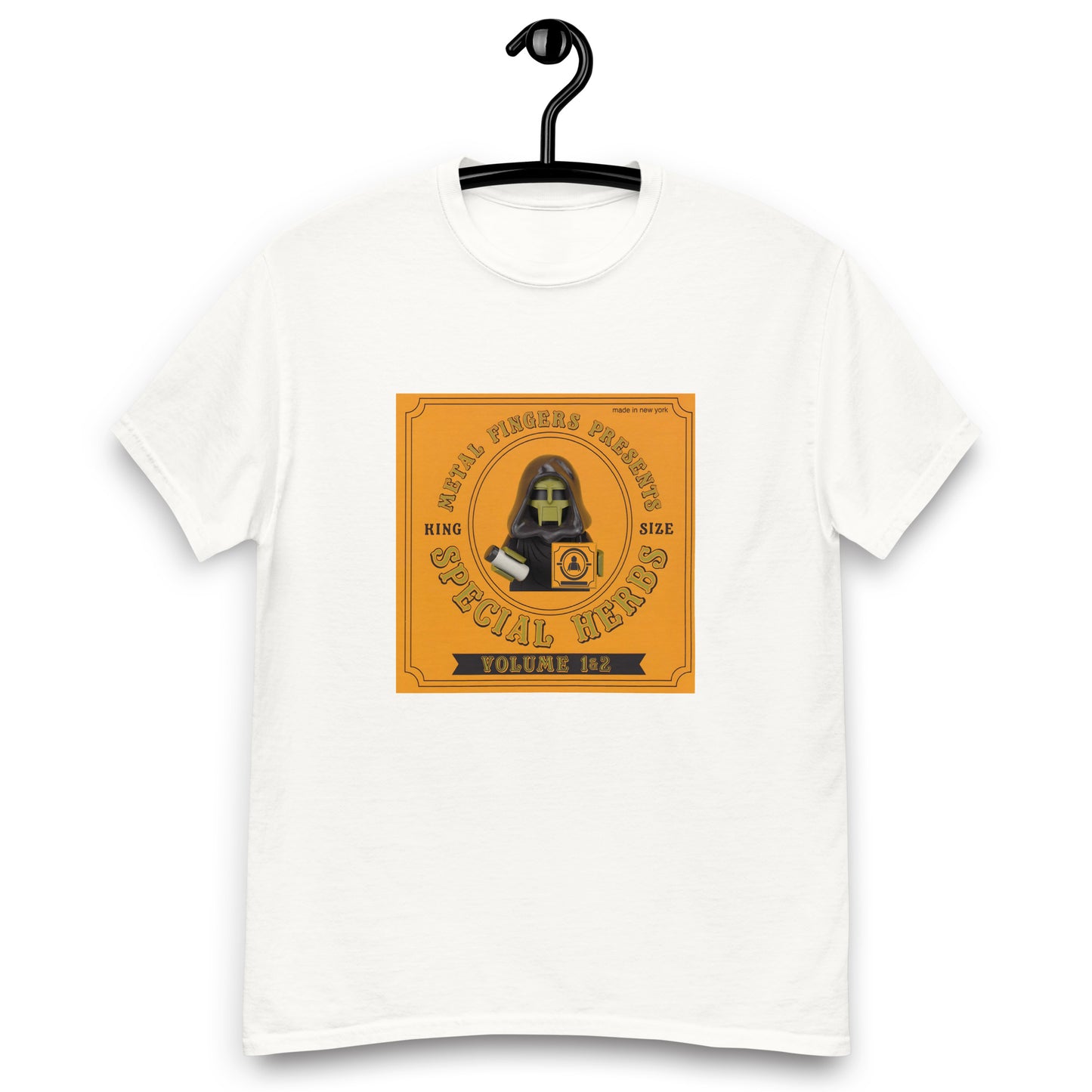 "MF DOOM - Metal Fingers Presents: Special Herbs, Vol. 1 & 2" Lego Parody Tshirt