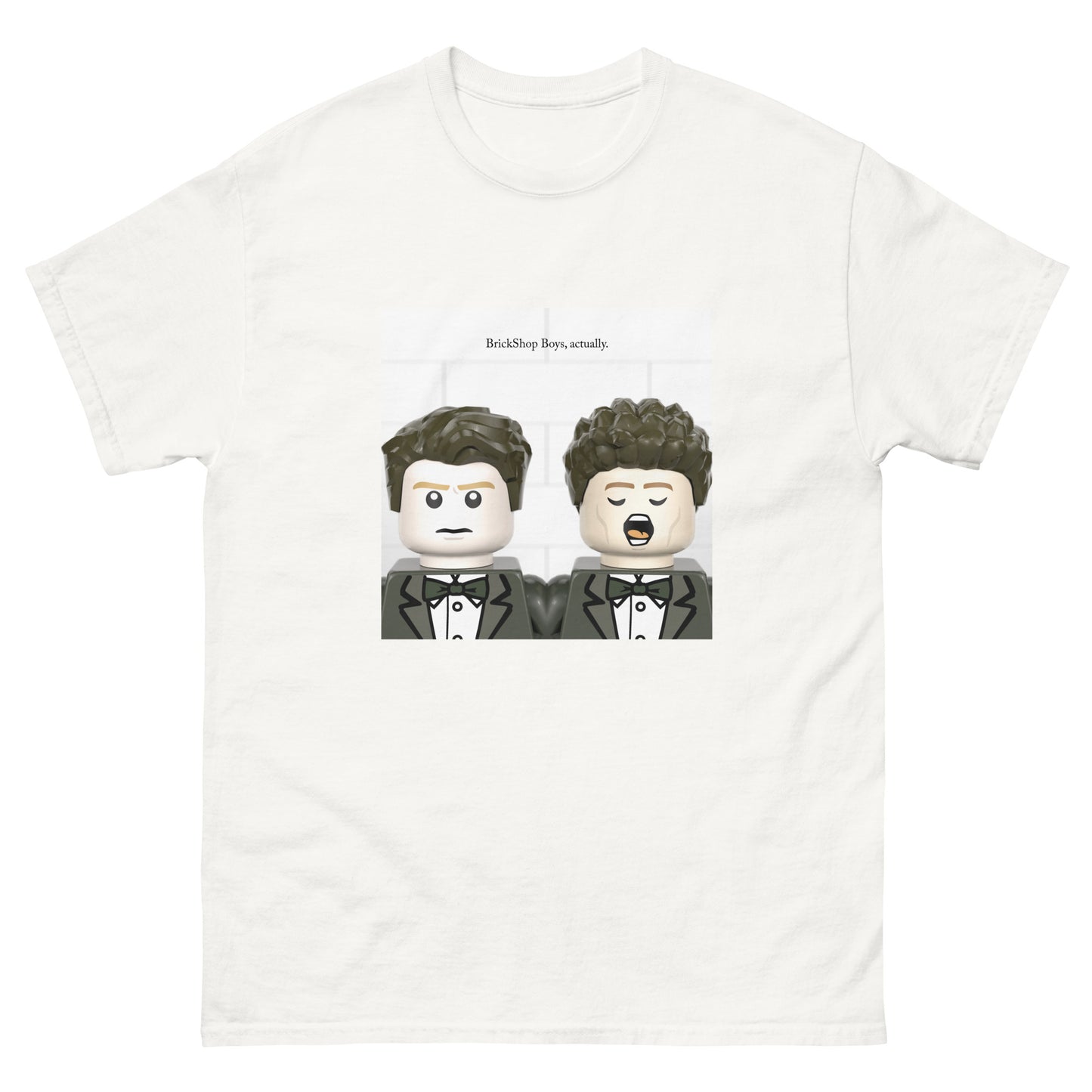 "Pet Shop Boys - Actually" Lego Parody Tshirt