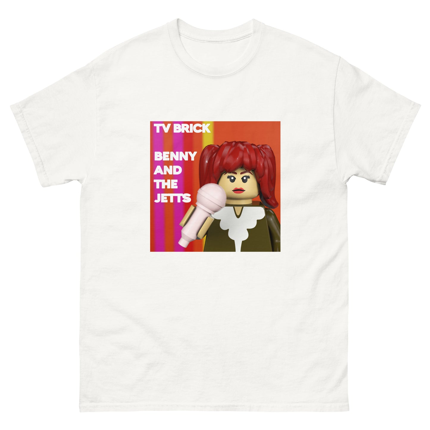 "TV Girl - Benny and the Jetts" Lego Parody Tshirt