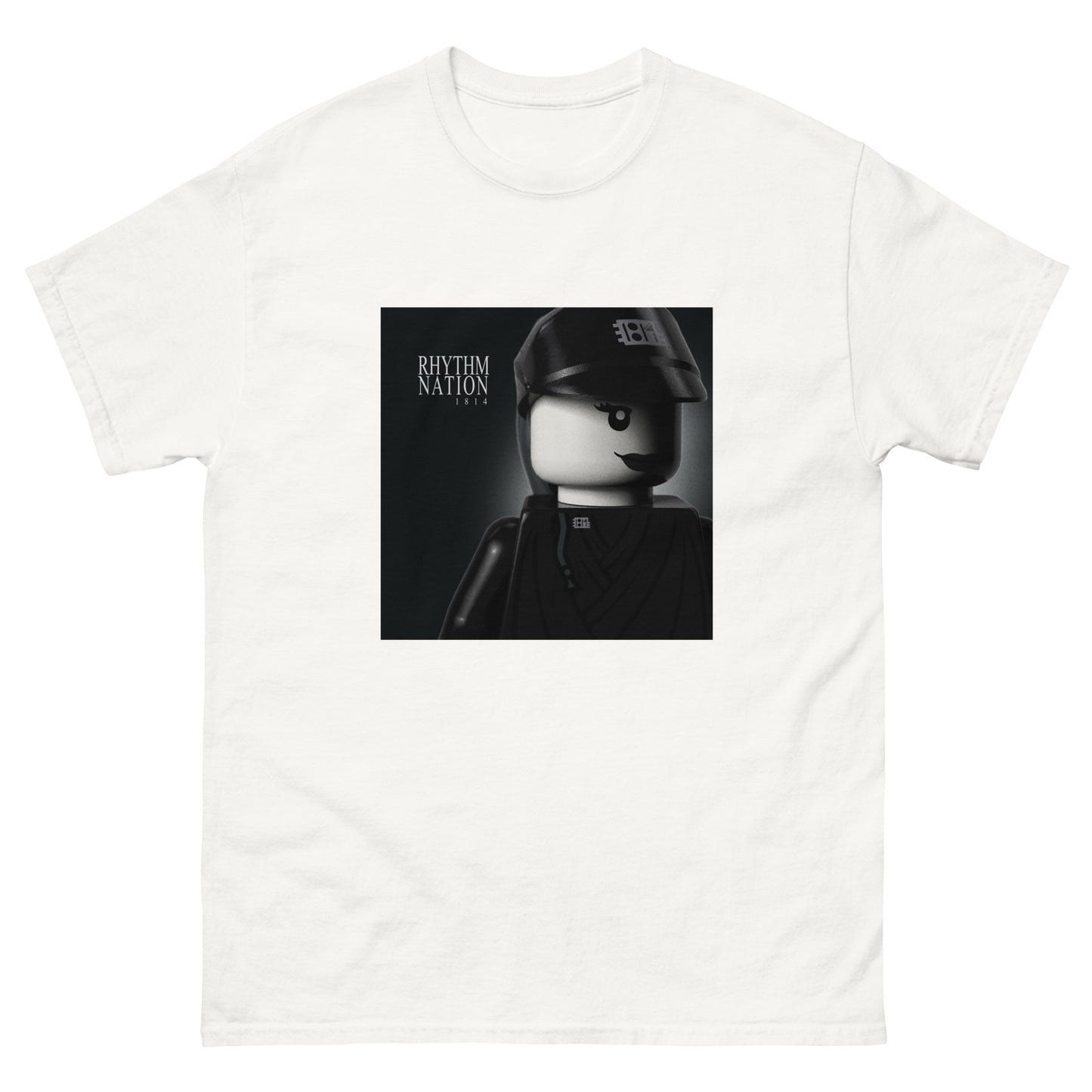 "Janet Jackson - Rhythm Nation 1814" Lego Parody Tshirt