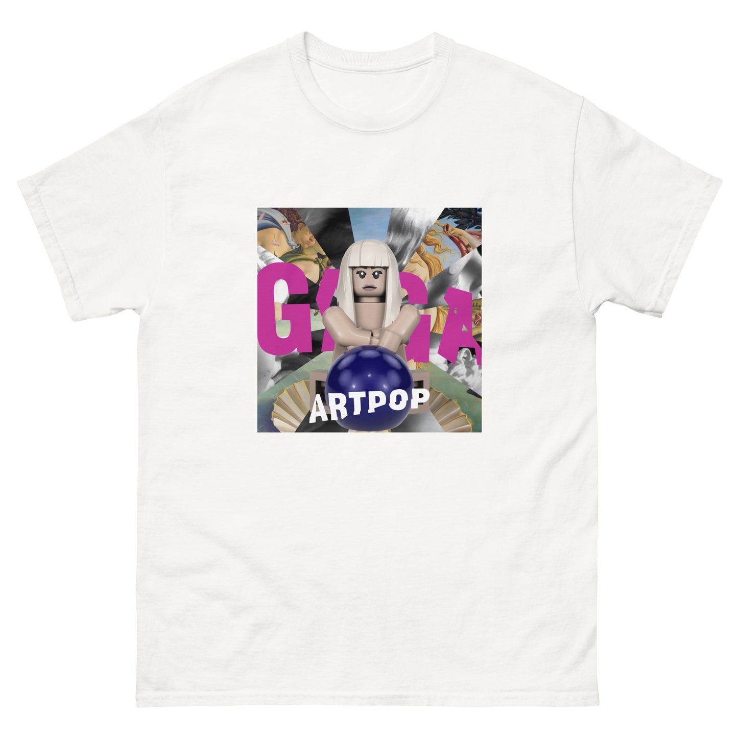 "Lady Gaga - ARTPOP" Lego Parody Tshirt