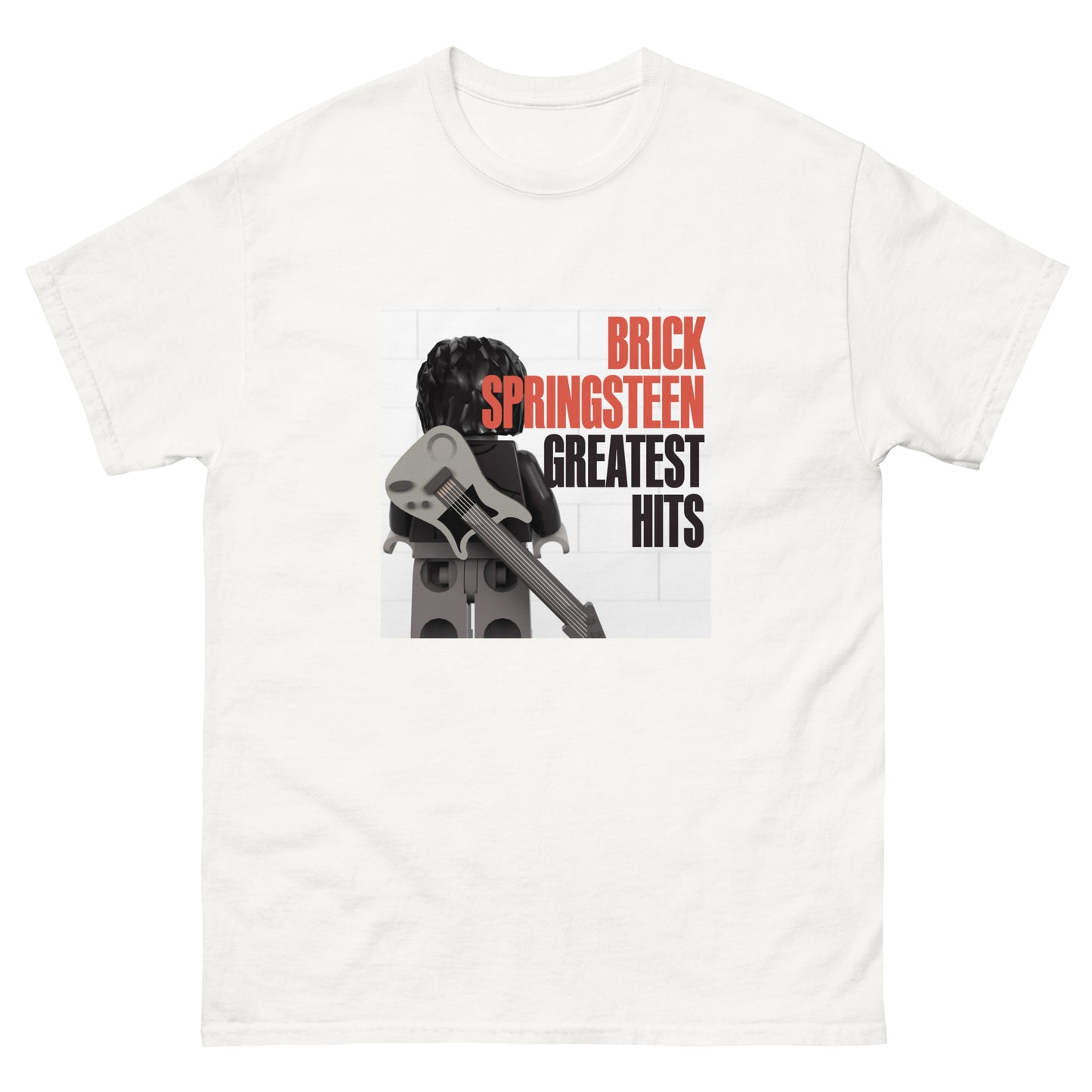 "Bruce Springsteen - Greatest Hits" Lego Parody Tshirt