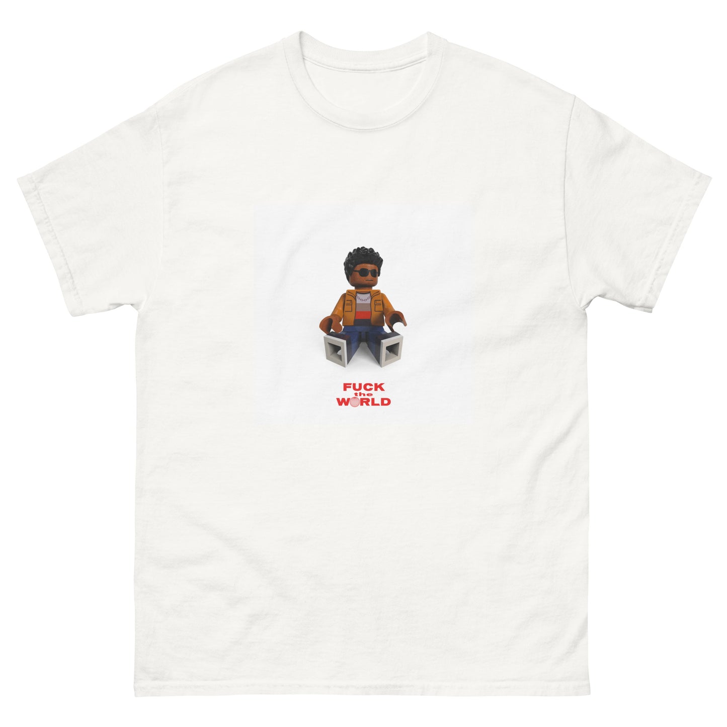 "Brent Faiyaz -  Fuck The World" Lego Parody Tshirt