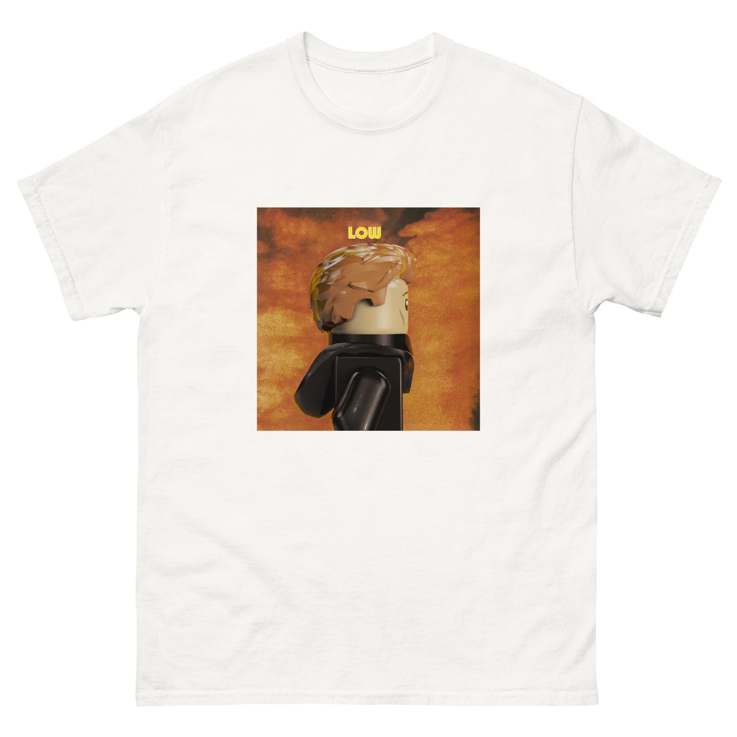 "David Bowie - Low" Lego Parody Tshirt