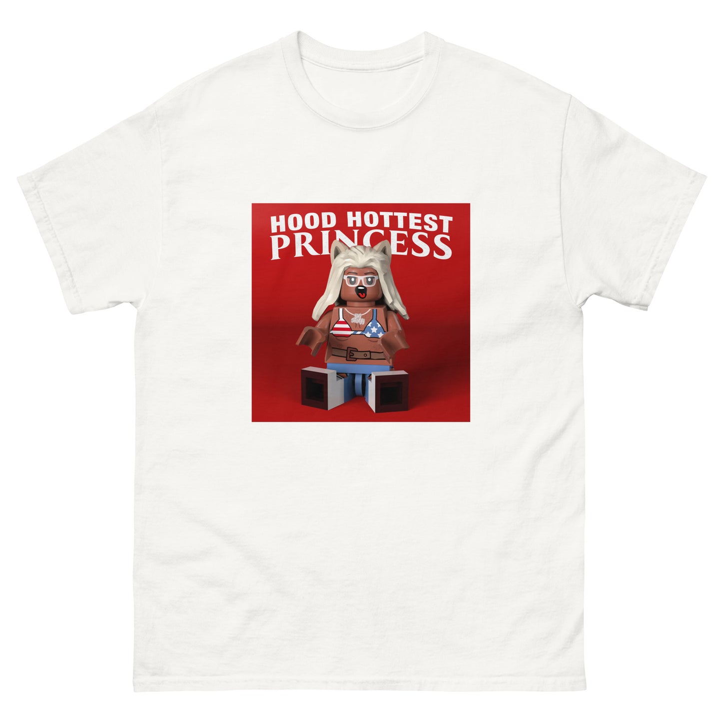 "Sexyy Red - Hood Hottest Princess" Lego Parody Tshirt