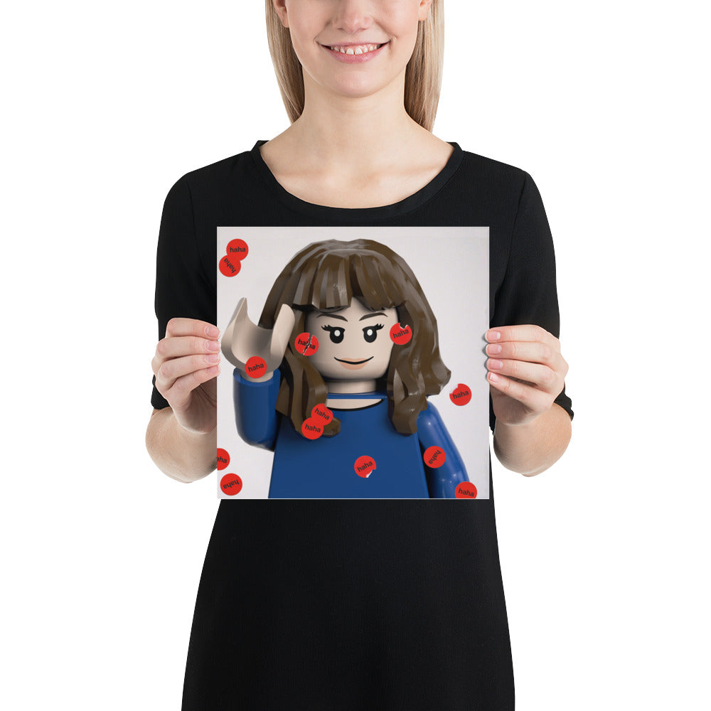 "Faye Webster - I Know I'm Funny Haha" Lego Parody Poster