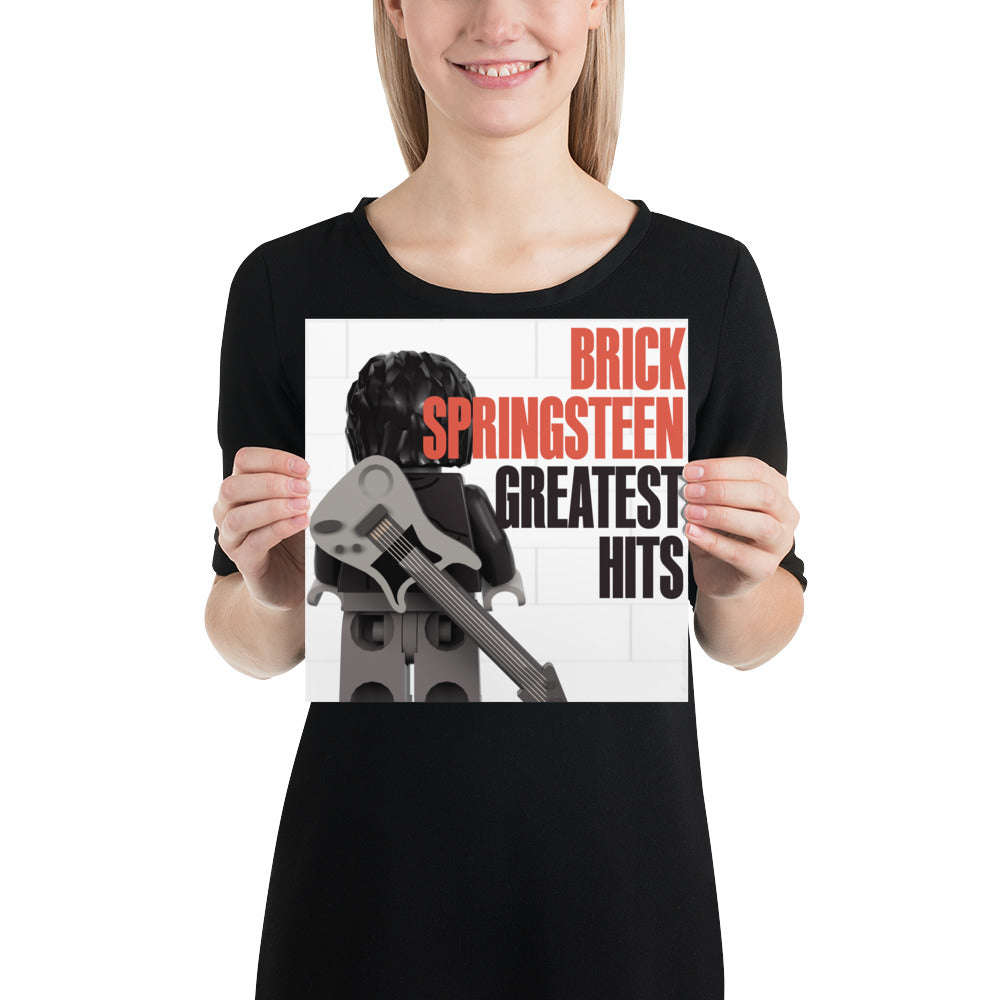 "Bruce Springsteen - Greatest Hits" Lego Parody Poster