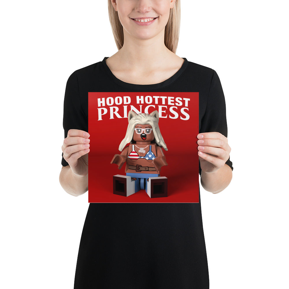 "Sexyy Red - Hood Hottest Princess" Lego Parody Poster