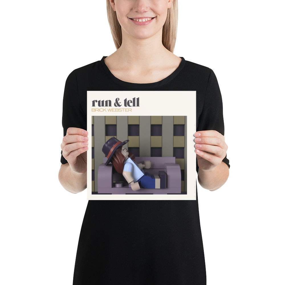 "Faye Webster - Run & Tell" Lego Parody Poster