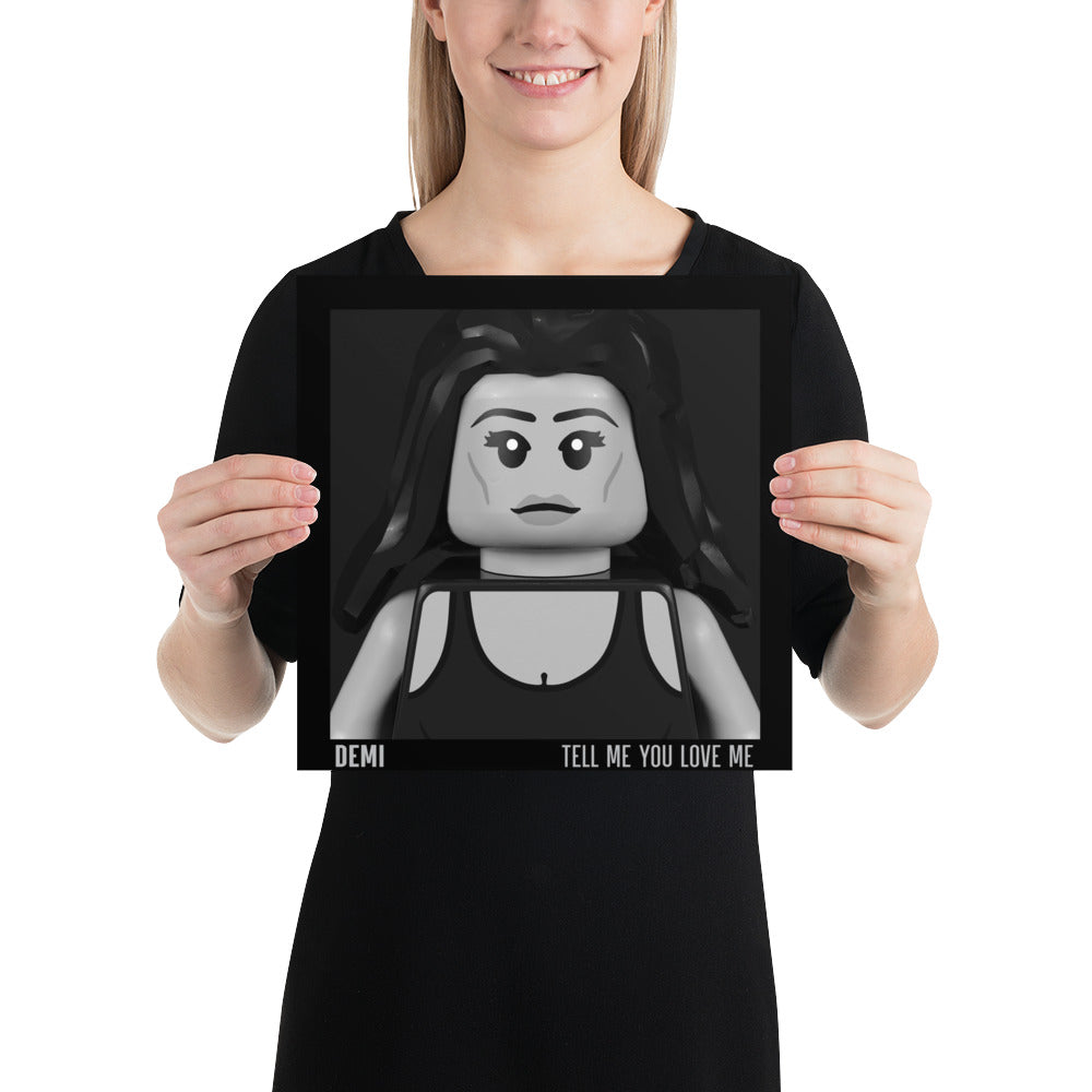 "Demi Lovato - Tell Me You Love Me" Lego Parody Poster